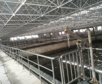 污水廠(chǎng)白鋼圍欄